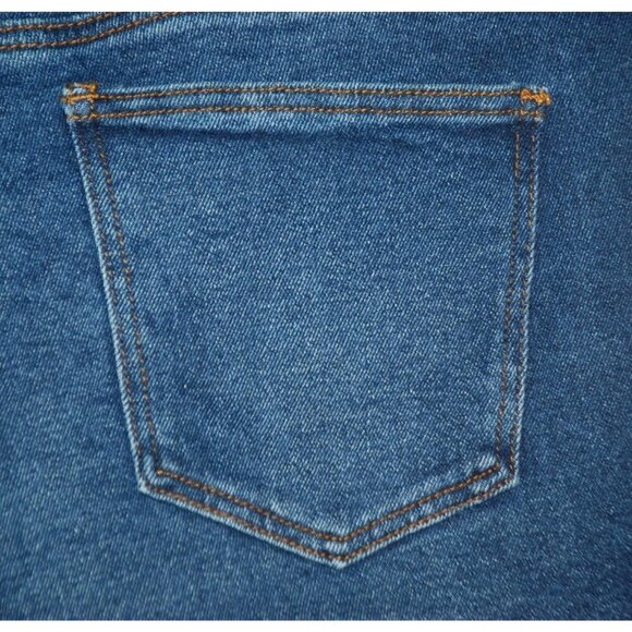 NWT Rue + High Rise Festival Shortie Jean Shorts Size 20 Lace Front Raw Edge Hem - Picture 7 of 13